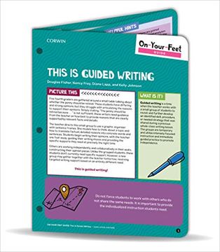 portada On-Your-Feet Guide: This is Guided Writing (Corwin Literacy) (en Inglés)