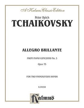 portada piano concerto no. 3, op. 75, (1st movement only) (allegro brillante) (in English)