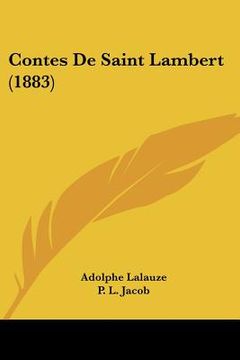 portada Contes De Saint Lambert (1883) (en Francés)