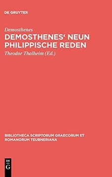 portada Demosthenes' Neun Philippische Reden (en Ancient Greek)