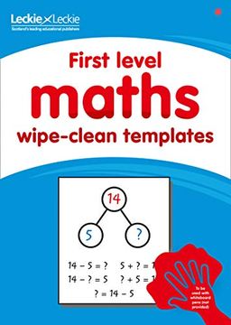portada First Level Wipe-Clean Maths Templates: For the Curriculum for Excellence (en Inglés)