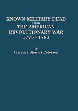 portada known military dead during the american revolutionary war, 1775-1783 (en Inglés)