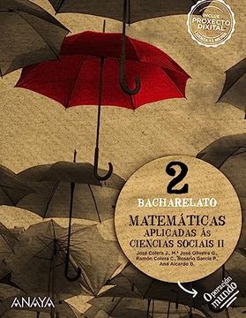 portada (G). (23). Matematicas 2ºBach. Aplicadas C. Sociais (Op. Mundo) (in Galician)
