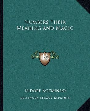 portada numbers their meaning and magic (en Inglés)