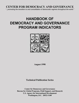 portada Handbook of Democracy and Governance Program Indicators (en Inglés)