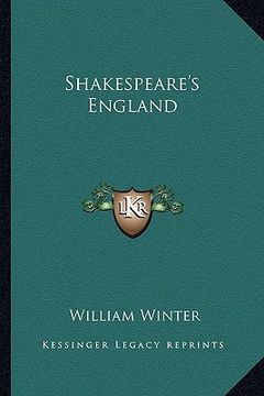 portada shakespeare's england (en Inglés)