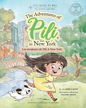 portada Les Aventures de Pili à new York. Dual Language Books for Children. Bilingual English - French. Français. Anglais 