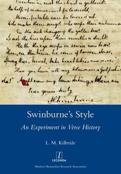 portada Swinburne's Style: An Experiment in Verse History (en Inglés)
