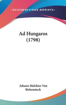 portada Ad Hungaros (1798) (en Latin)