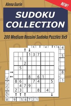 portada Sudoku Collection: 200 Medium Rossini Sudoku Puzzles 9x9 (en Inglés)