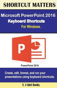 portada Microsoft PowerPoint 2016 Keyboard Shortcuts For Windows (en Inglés)