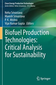 portada Biofuel Production Technologies: Critical Analysis for Sustainability