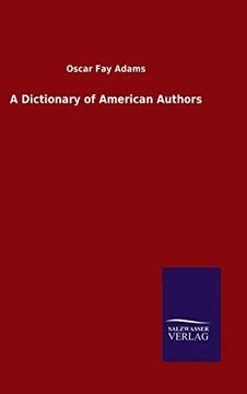 portada A Dictionary of American Authors (en Inglés)