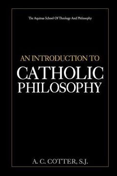 portada An Introduction to Catholic Philosophy 