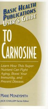 portada user's guide to carnosine (en Inglés)