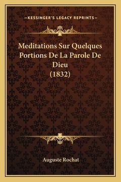 portada Meditations Sur Quelques Portions De La Parole De Dieu (1832) (en Francés)
