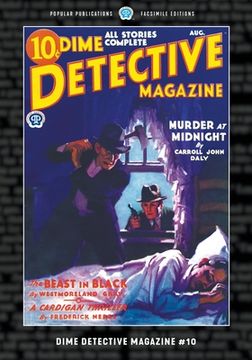 portada Dime Detective Magazine #10: Facsimile Edition (in English)