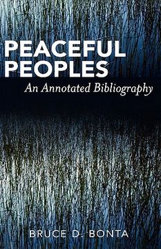 portada peaceful peoples: an annotated bibliography (en Inglés)