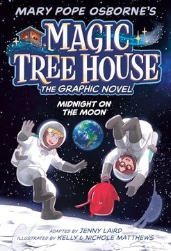 portada Midnight on the Moon Graphic Novel (Magic Tree House Graphic Novels)