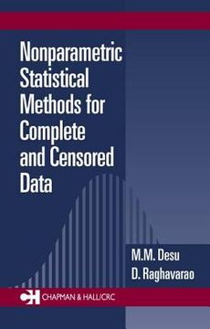 portada Nonparametric Statistical Methods for Complete and Censored Data (en Inglés)