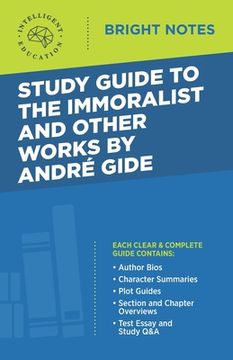 portada Study Guide to The Immoralist and Other Works by Andre Gide