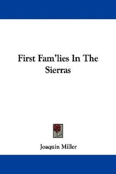 portada first fam'lies in the sierras (in English)