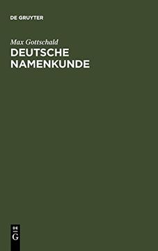portada Deutsche Namenkunde (en Alemán)