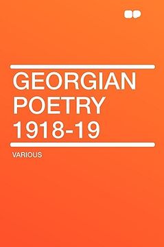 portada georgian poetry 1918-19