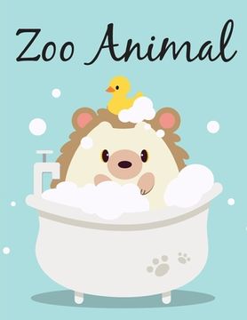 portada Zoo Animal: An Adult Coloring Book with Fun, Easy, and Relaxing Coloring Pages for Animal Lovers (in English)