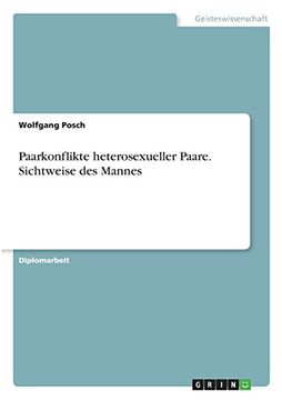 portada Paarkonflikte Heterosexueller Paare. Sichtweise Des Mannes (German Edition)