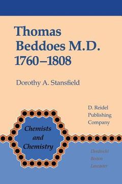 portada Thomas Beddoes M.D. 1760-1808: Chemist, Physician, Democrat