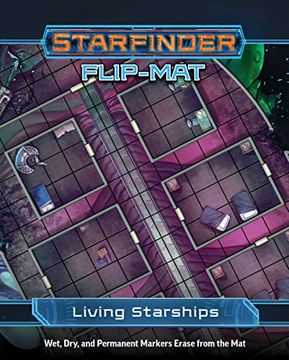 portada Starfinder Flip-Mat: Living Starships (en Inglés)
