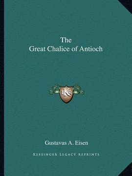 portada the great chalice of antioch