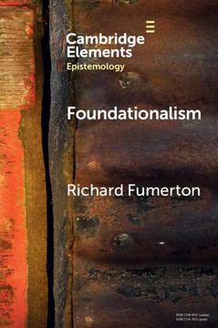 portada Foundationalism (Elements in Epistemology) (en Inglés)