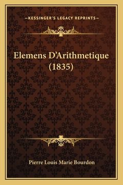 portada Elemens D'Arithmetique (1835) (en Francés)