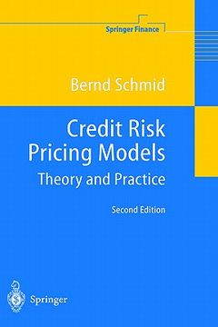 portada credit risk pricing models: theory and practice