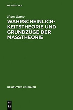 portada Wahrscheinlichkeitstheorie und Grundzüge der Maßtheorie (de Gruyter Lehrbuch) (German Edition)