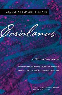 portada Coriolanus (Folger Shakespeare Library) 