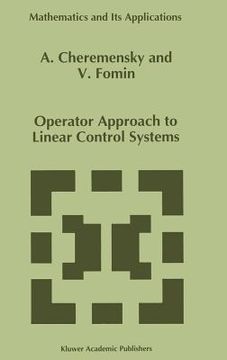 portada operator approach to linear control systems (en Inglés)
