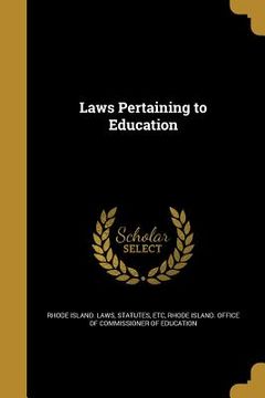 portada Laws Pertaining to Education (in English)