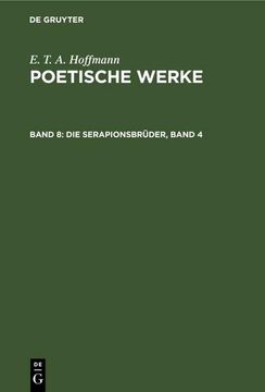 portada Die Serapionsbrüder, Band 4 (in German)
