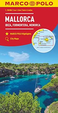 portada Marco Polo Karte Mallorca, Ibiza, Formentera, Menorca 1: 150 000 (Marco Polo Karten 1: 200. 000) (en Alemán)