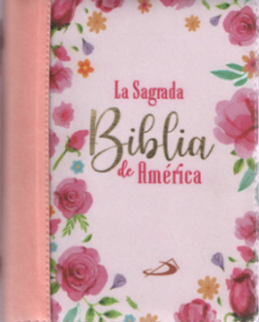 portada Sagrada Biblia de America 1 Rosa Roja  (Estuche)