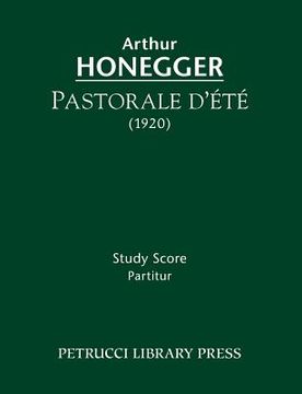 portada Pastorale d'ete: Study score (in English)