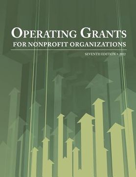 portada operating grants for nonprofit organizations 2012 (en Inglés)