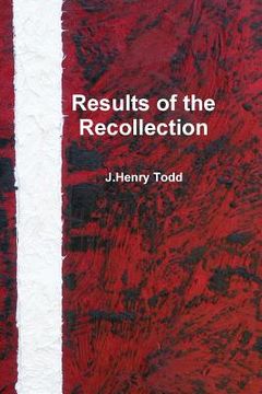 portada Results of the Recollection (in English)