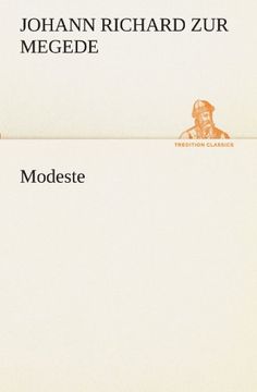 portada Modeste (TREDITION CLASSICS) (German Edition)