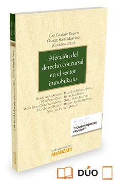 portada Afeccion del Derecho Concursal en el Sector Inmobiliario (+Proview) (Monografía)