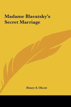 portada madame blavatsky's secret marriage (en Inglés)