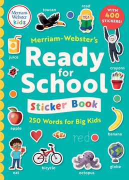 portada Merriam-Webster's Ready-For-School Sticker Book: 250 Words for Big Kids (in English)